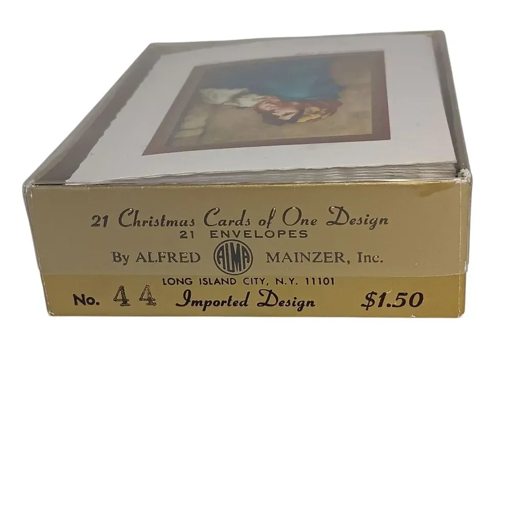 VTG Madonna Of The Street Small Notecards With Envelopes By Alfred Mainzer 4.25